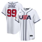 USA Baseball White 2026 World Baseball Classic Home Stadium Jersey (Aaron Judge)