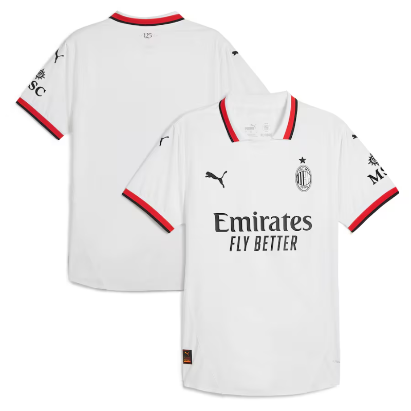 AC Milan Puma 2024/25 Away Authentic Jersey - White Puma