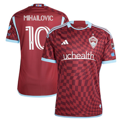 Djordje Mihailovic Colorado Rapids adidas 2024 One Flag Kit Authentic Player Jersey - Burgundy Adidas