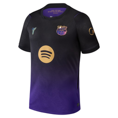 Barcelona Black & Purple Gradient Soccer Jersey (Messi 10)