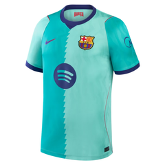 Barcelona Mint Green & Turquoise Soccer Jersey (Messi 10)
