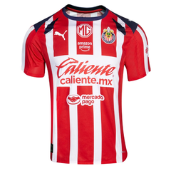 Chivas Guadalajara A. Gonzalez Red & White Soccer Jersey