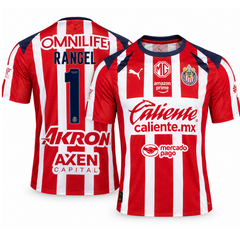 Chivas Guadalajara Rangel Red & White Soccer Jersey