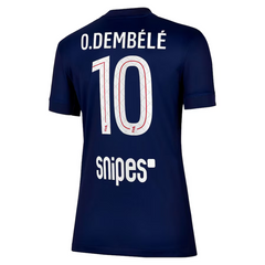PSG Nike Home Stadium Shirt 2025-26 - Womens with O. Dembélé 10 printing Nike