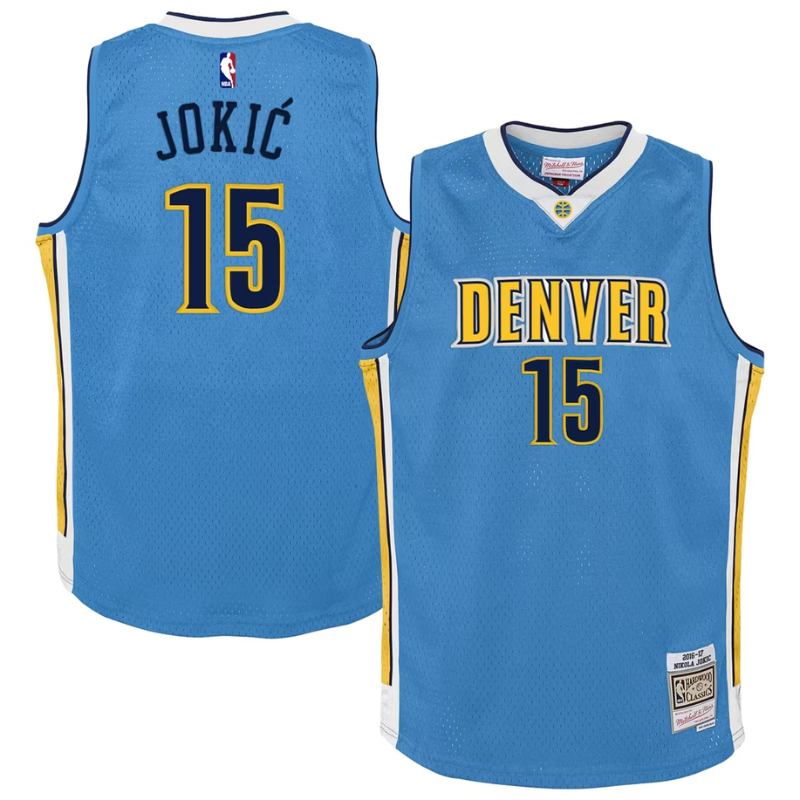 Denver Light Blue Basketball Jersey (Jokic)