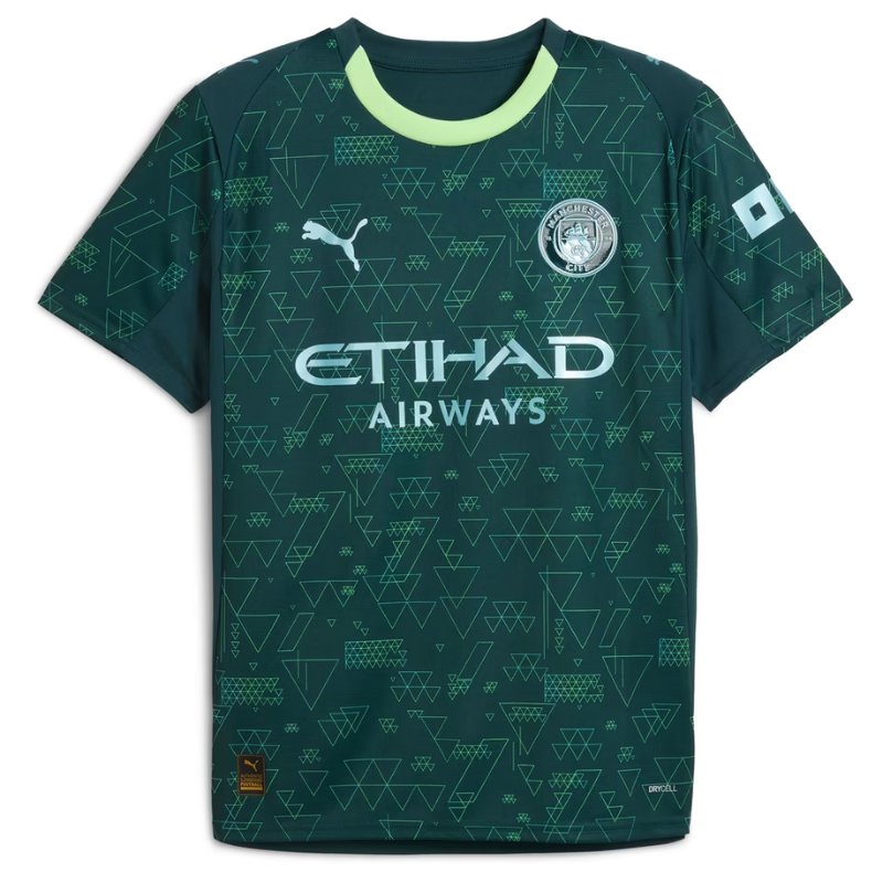 Erling Haaland Manchester City FC 2025/26 Jersey - Green