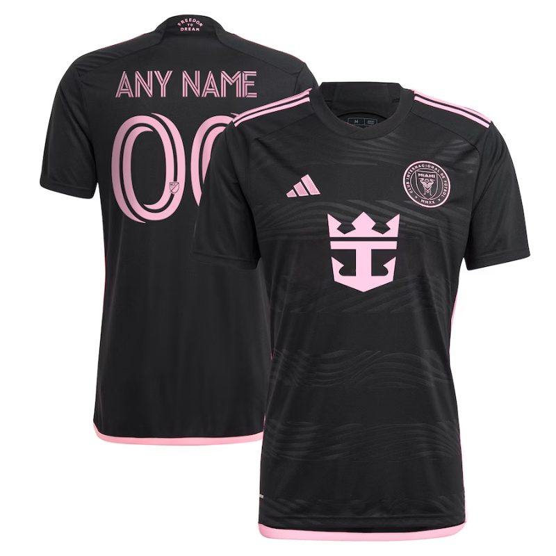 Inter Miami CF adidas 2024 La Noche Custom Jersey - Black Adidas