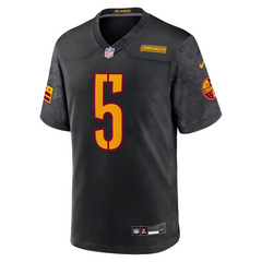 Jayden Daniels Washington Commanders Alternate Game Player Jersey - Black