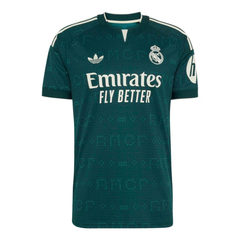 Madrid Jersey Dark Green Patterned Custom Football Shirt (Ronaldo)