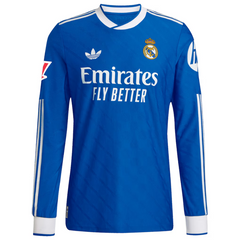 Jude Bellingham Real Madrid adidas 2025/26 Third Authentic Long Sleeve Player Jersey - Blue Adidas