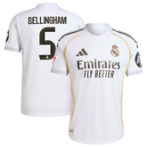Jude Bellingham Real Madrid adidas 2025/26 Home Authentic Jersey - White Adidas