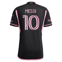 Lionel Messi Inter Miami CF adidas 2024 La Noche Authentic Player Jersey - Black Adidas