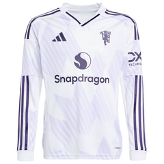 Manchester United Away Shirt 2025-26 - Long Sleeve with Cunha 10