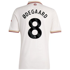 Martin Ødegaard Arsenal adidas 2025/26 Third Player Jersey - White Adidas