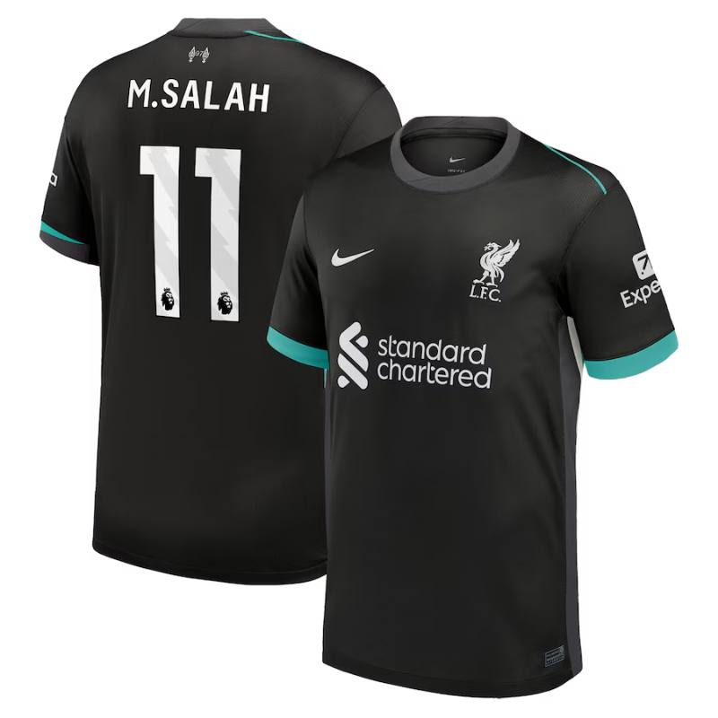 Mohamed Salah Liverpool Nike 2024/25 Away Jersey - Forest Green Nike