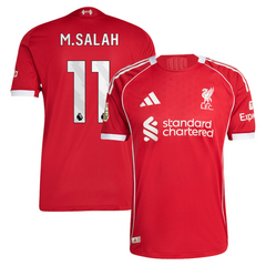 Mohamed Salah Liverpool adidas 2025/26 Home Authentic Jersey - Red Adidas