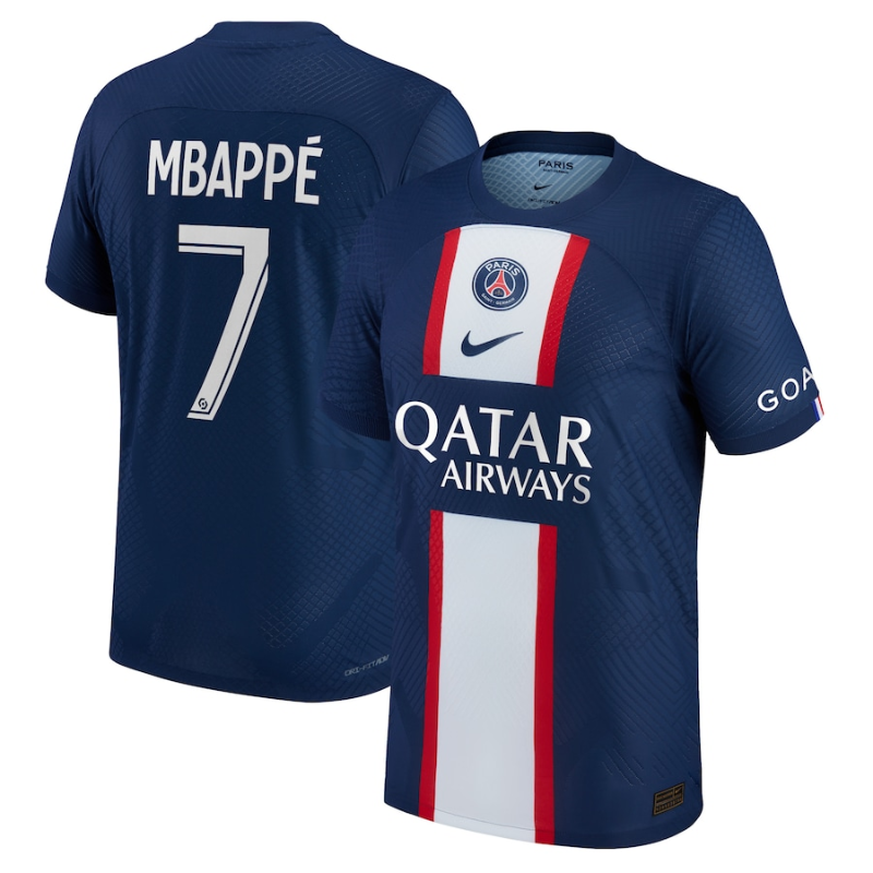Kylian Mbappé Paris Saint-Germain Nike 2022/23 Home Authentic Player Jersey - Blue Nike