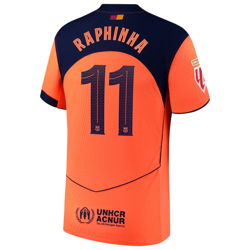Raphinha Barcelona Nike 2025/26 Third Authentic Player Jersey - Orange Nike
