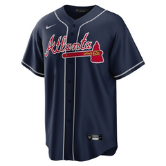 Ronald Acuna Jr. Atlanta Braves Nike Alternate Player Name Jersey - Navy Nike