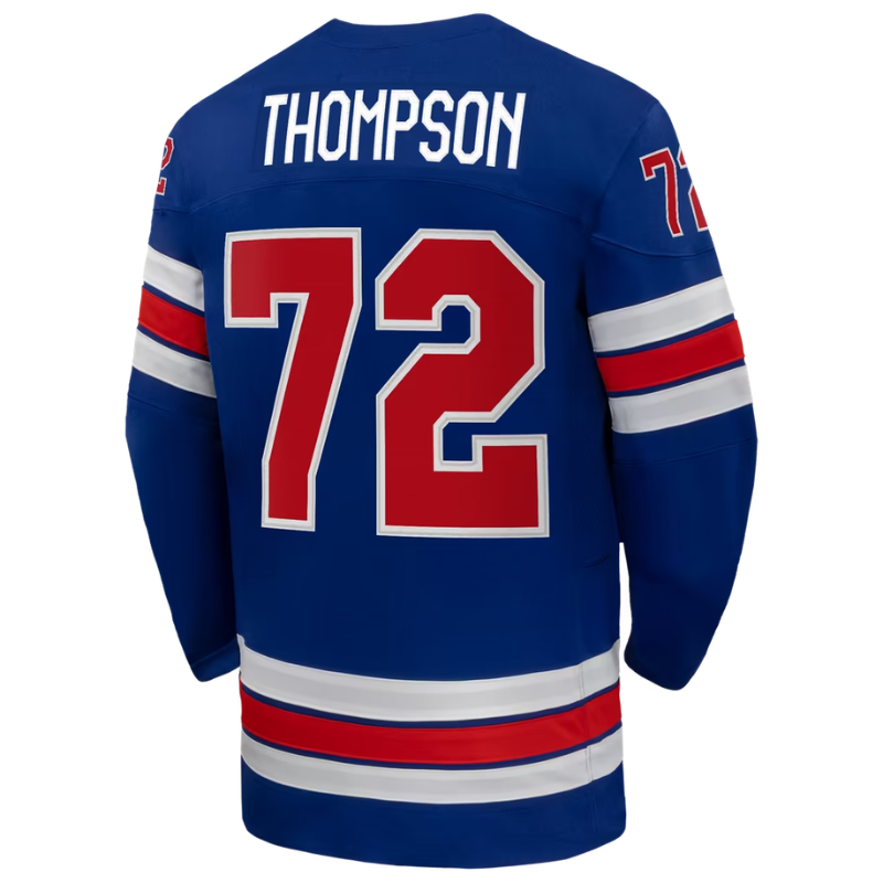 USA Royal Blue Hockey Jersey (THOMPSON)