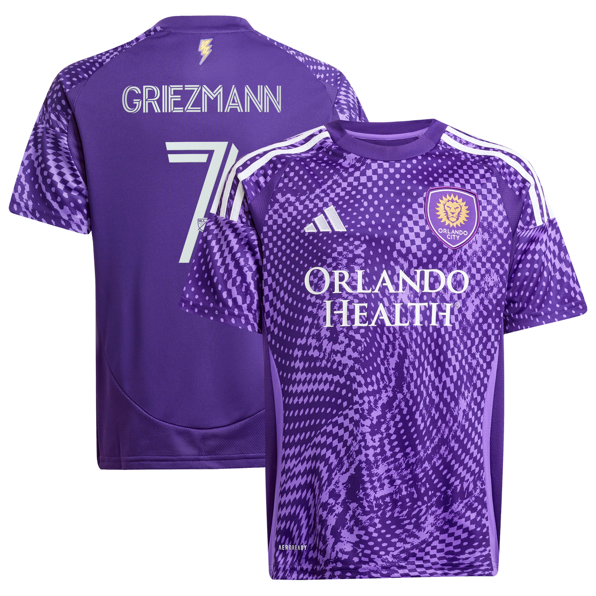 adidas Antoine Griezmann Orlando City SC Youth 2025 Replica Jersey
