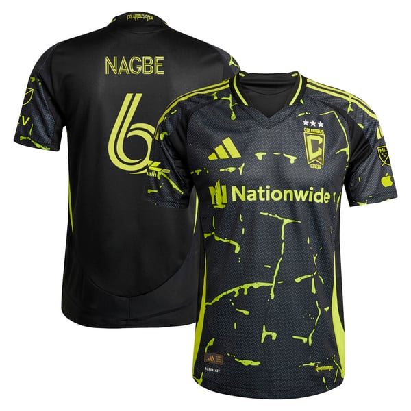 adidas Darlington Nagbe Columbus Crew 2025 Authentic Player Jersey