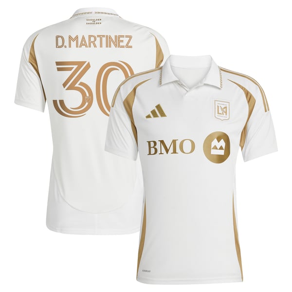 adidas David Martinez LAFC 2025 Secondary Replica Player Jersey