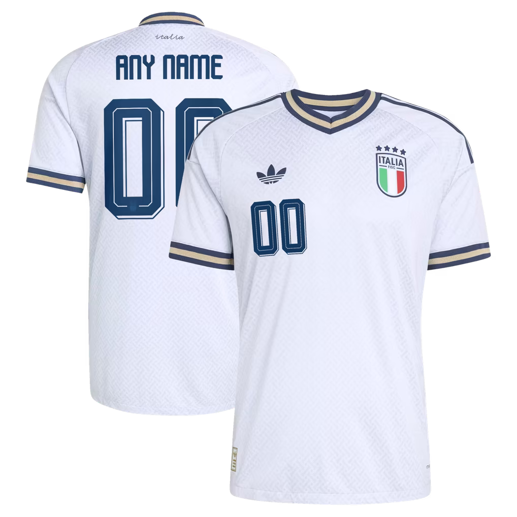adidas Italy National Team 2026 Away Authentic Custom Jersey