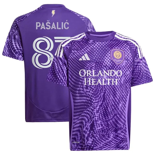adidas Marco Pašalić Orlando City SC Youth 2025 Replica Jersey