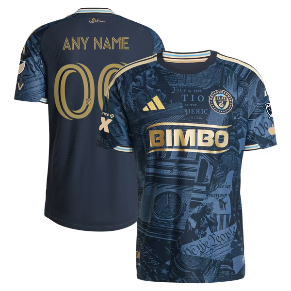 Adidas Philadelphia Union 2026 1776 Kit Authentic Custom Jersey