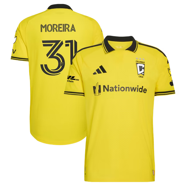 adidas Steven Moreira Columbus Crew 2026 Authentic Jersey
