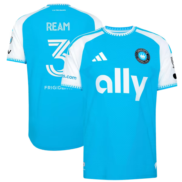 adidas Tim Ream Charlotte FC 2026 Authentic Jersey