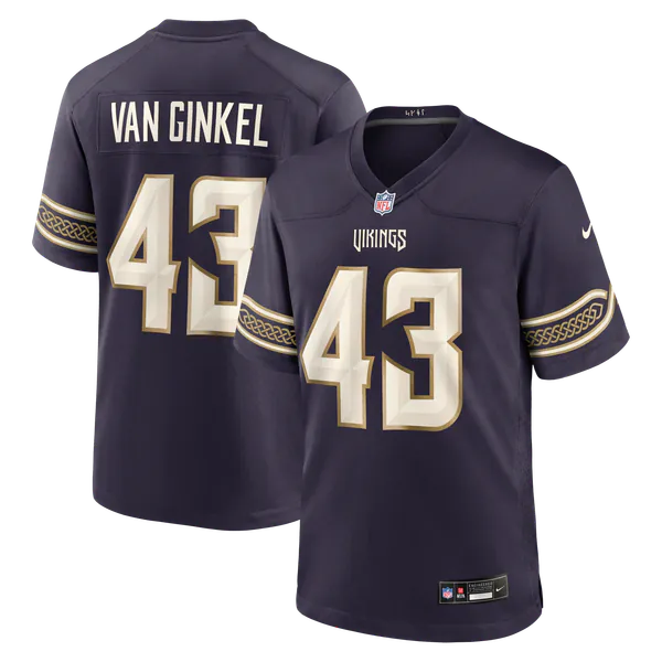 Nike Minnesota Vikings Andrew Van Ginkel 2026 Rivalries Game Jersey