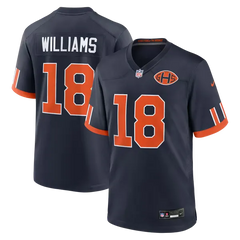 Chicago Bears Navy Game Jersey (Caleb Williams)