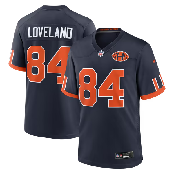 Nike Colston Loveland Chicago Bears 2026 Rivalries Collection Game Jersey