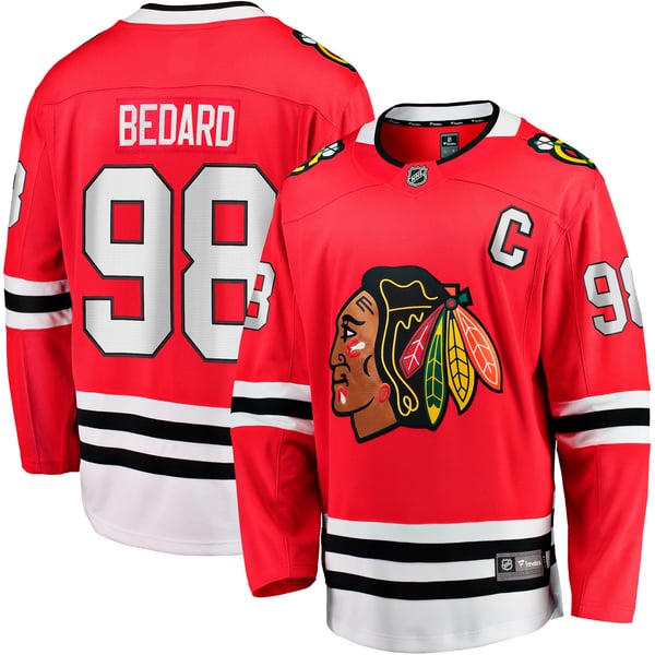 Fanatics Connor Bedard Chicago Blackhawks Home Breakaway Jersey
