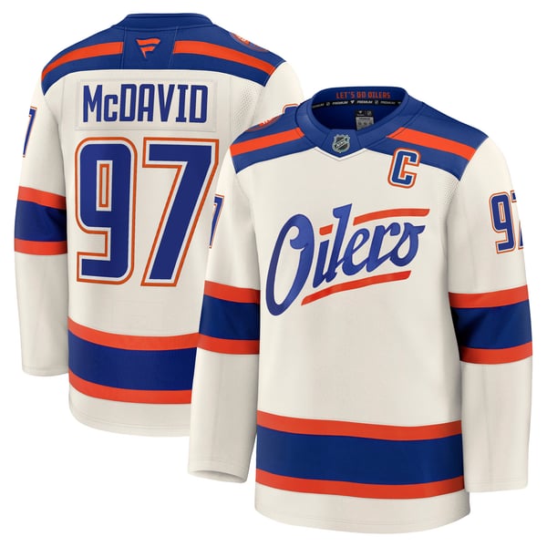 Fanatics Connor McDavid Edmonton Oilers Alternate Premium Jersey