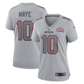 Drake Maye New England Patriots Nike Women's Super Bowl LX Patch Atmosphere Fashion Game Jersey