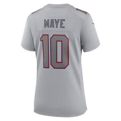 Drake Maye New England Patriots Nike Women's Super Bowl LX Patch Atmosphere Fashion Game Jersey