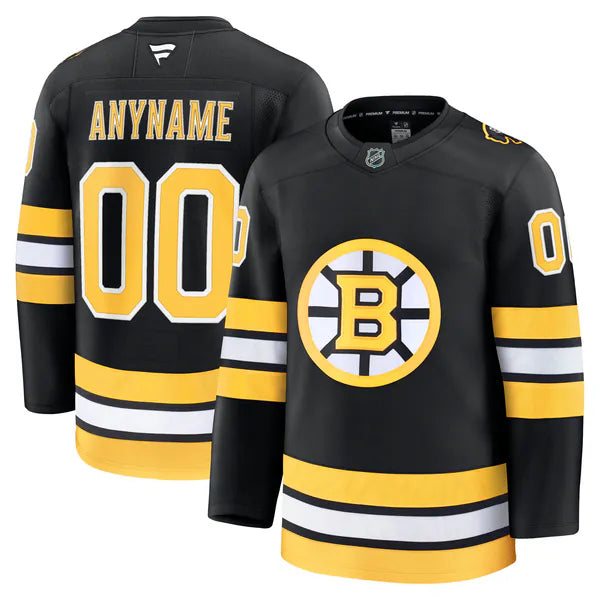 Fanatics Boston Bruins Home Premium Custom Jersey