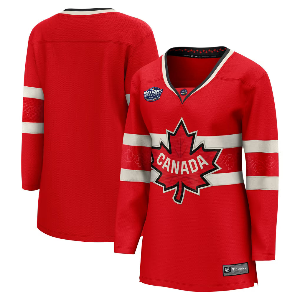 Fanatics Canada Women's 2025 4 Nations Face-Off Breakaway Jersey