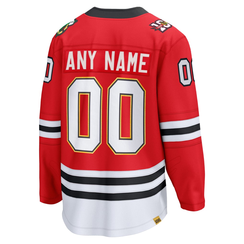Fanatics Chicago Blackhawks Centennial Breakaway Custom Jersey