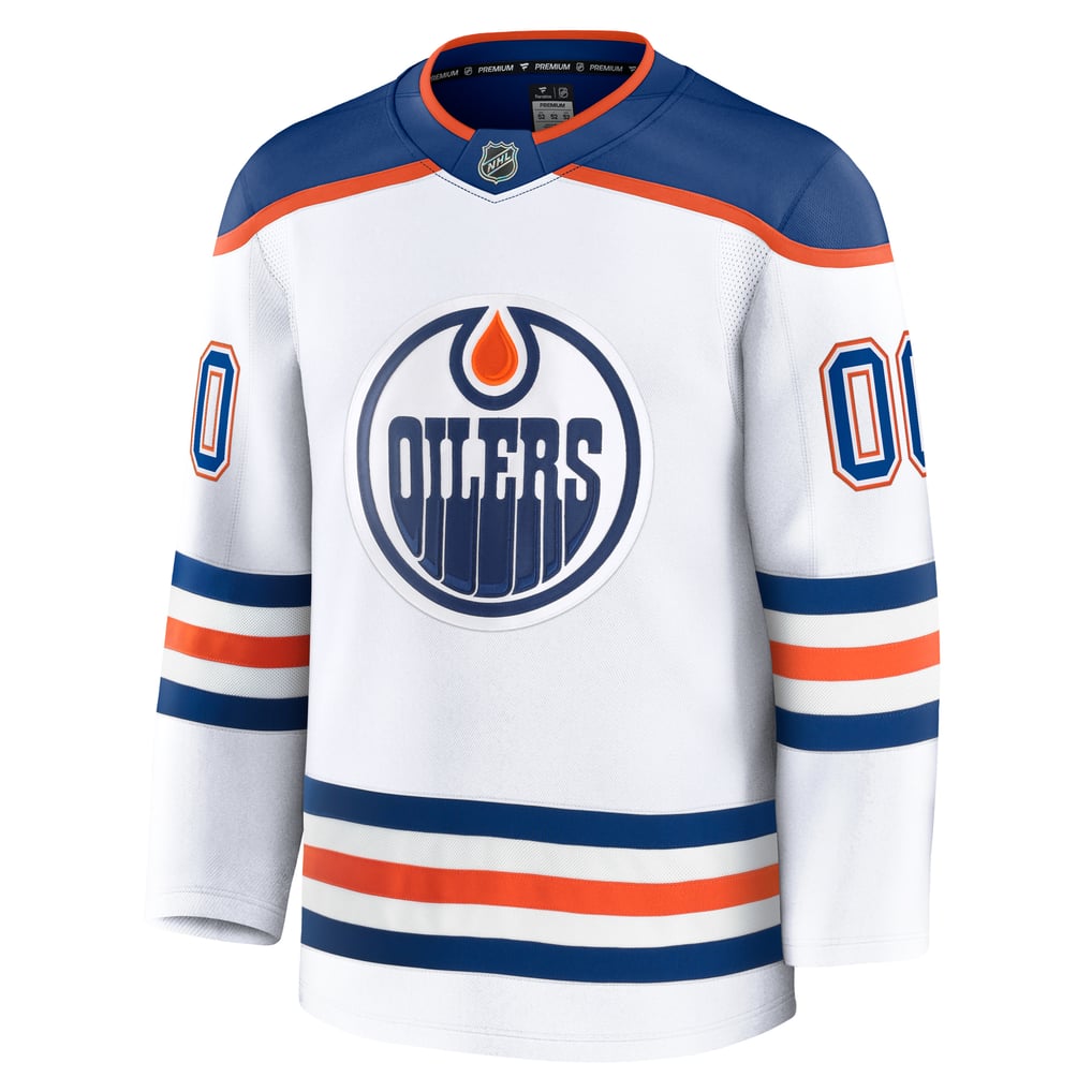 Fanatics Edmonton Oilers Away Premium Custom Jersey
