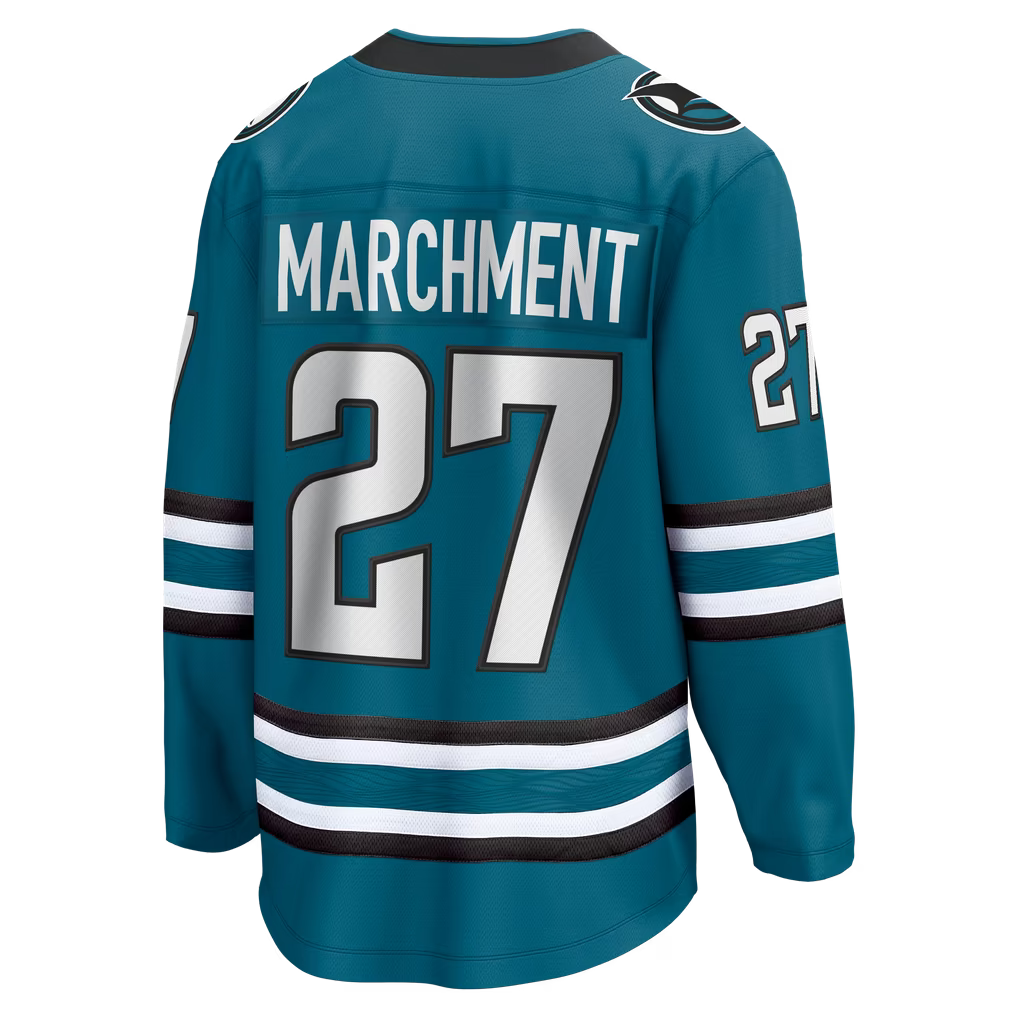 Fanatics Mason Marchment San Jose Sharks Home Breakaway Jersey