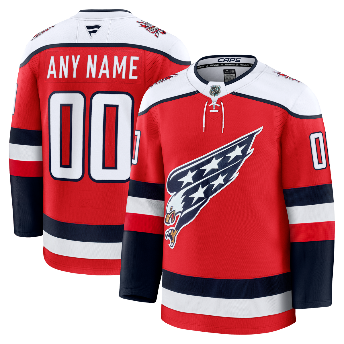 Fanatics Washington Capitals Alternate Premium Custom Jersey