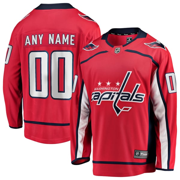Fanatics Washington Capitals Home Breakaway Custom Jersey