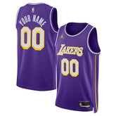 Jordan Brand Los Angeles Lakers Unisex Swingman Custom Jersey Purple