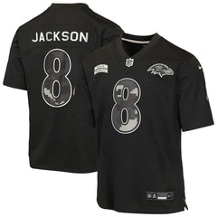 Nike Lamar Jackson Baltimore Ravens Youth Salute to Service Game Jersey