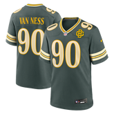 Nike Lukas Van Ness Green Bay Packers 2026 Rivalries Collection Game Jersey