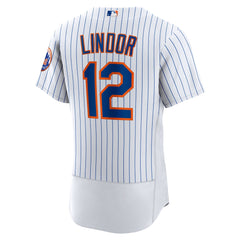 Francisco Lindor New York Mets Nike Home Authentic Player Jersey - White Nike